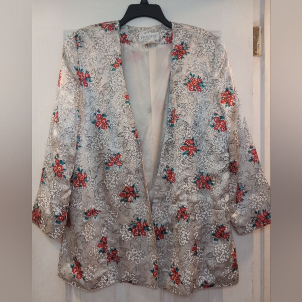 vintage  Floral blazer by Innervision Sz 14